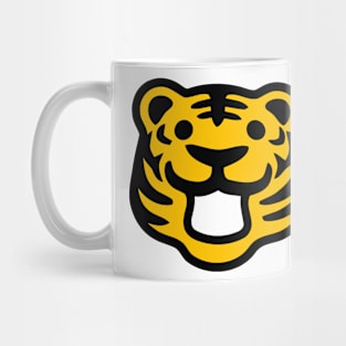 Tiger Face Emoticon Mug